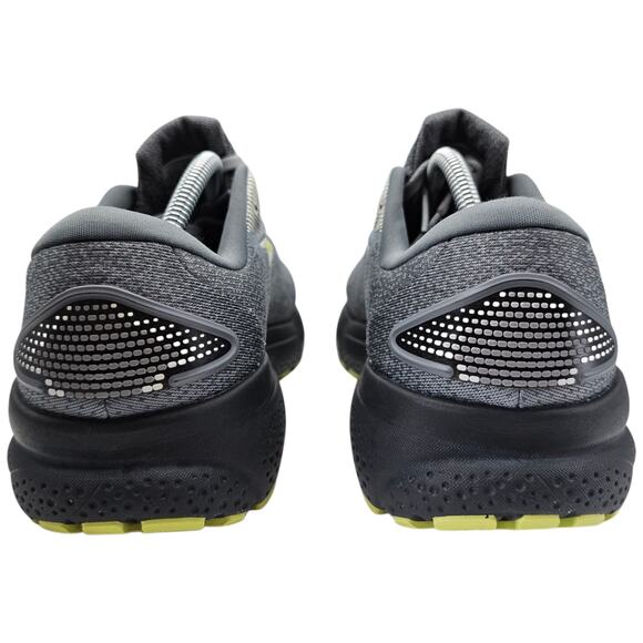 Brooks Ghost 16 Grey Primer Lime Mens 9.5 Extra Wide 4E Running Shoes Sneakers main image 6